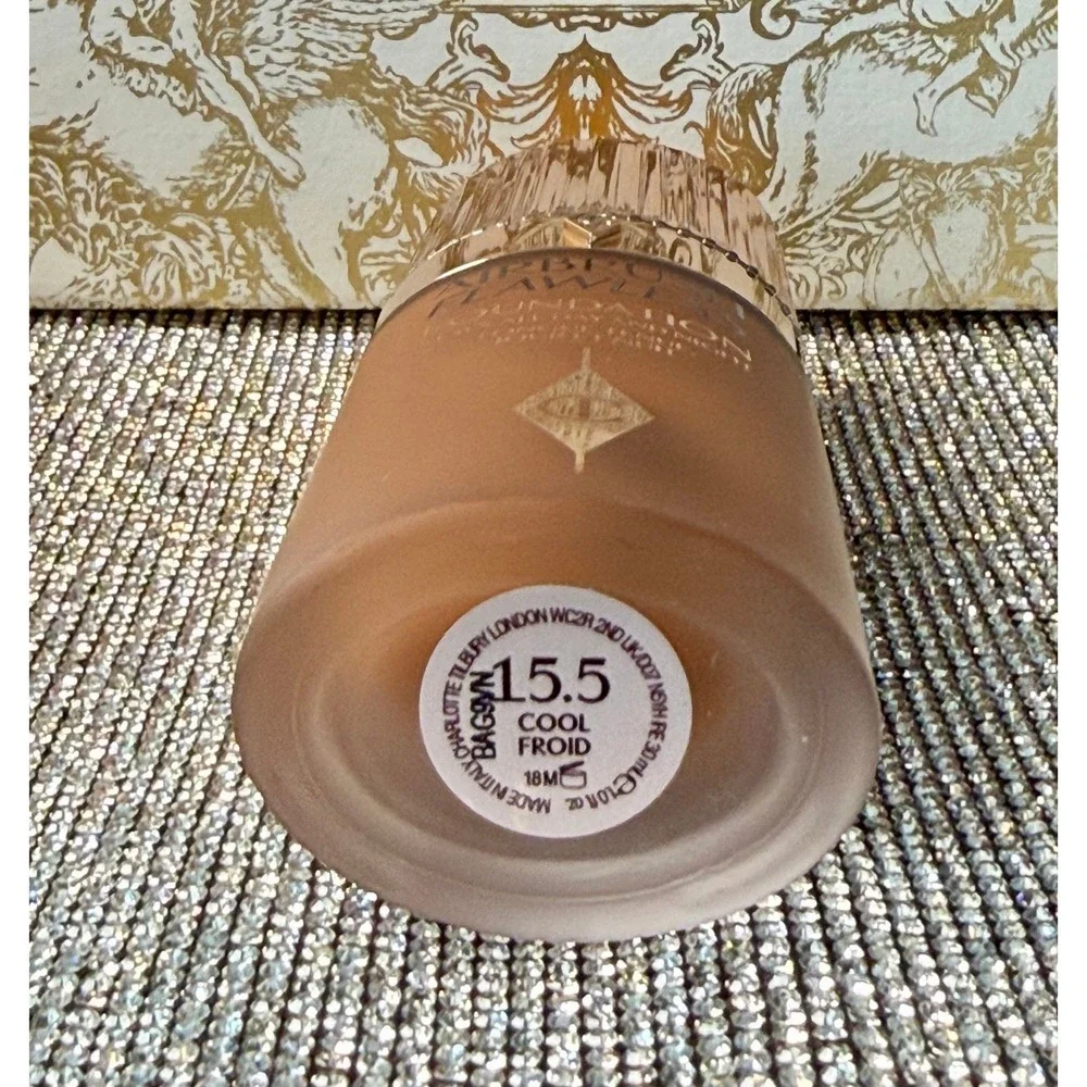 Charlotte Tilbury Airbrush Flawless Foundation 15.5 Cool Hard to Find Dark Shade